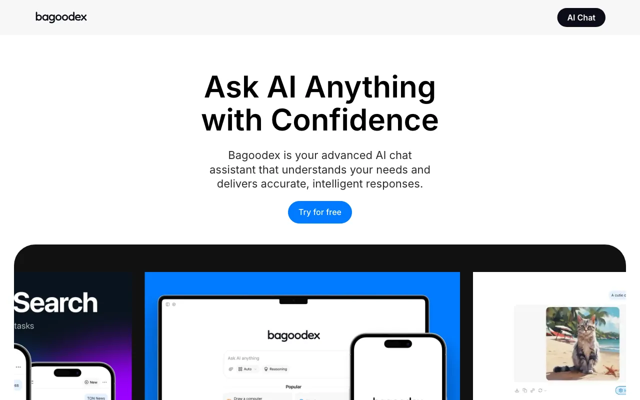 Bagoodex — preview screenshot
