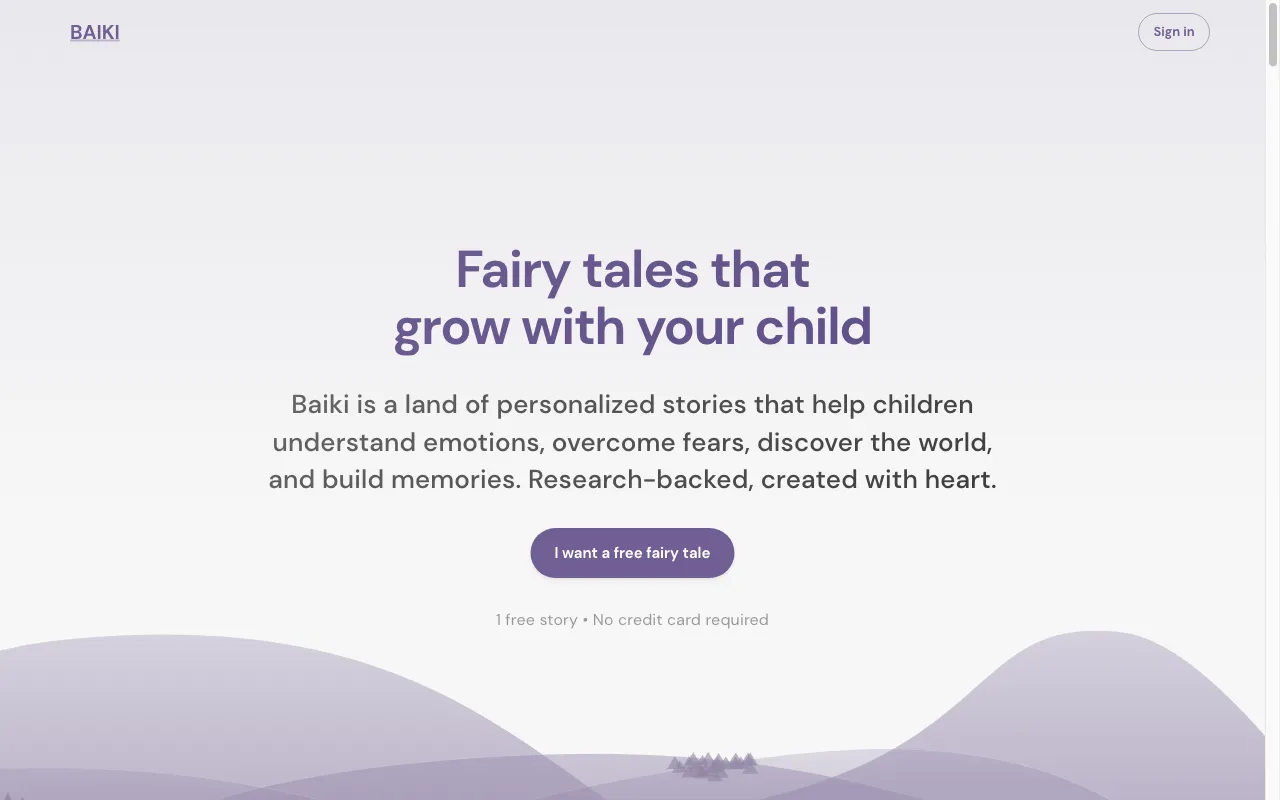 BAIKI — preview screenshot