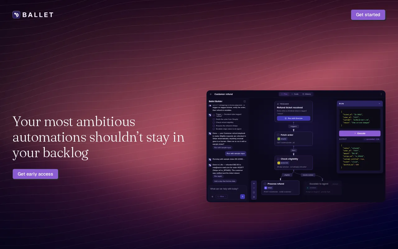 Ballet — preview screenshot