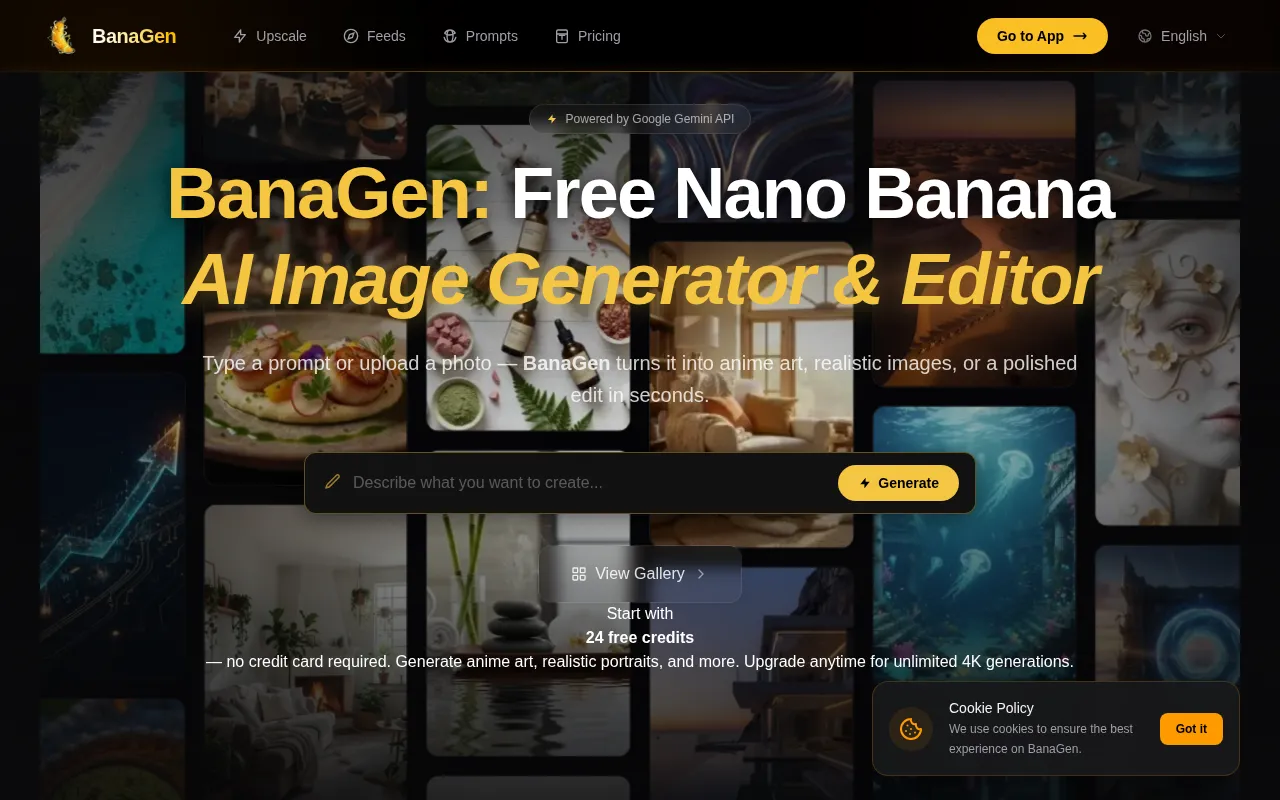 BanaGen — preview screenshot