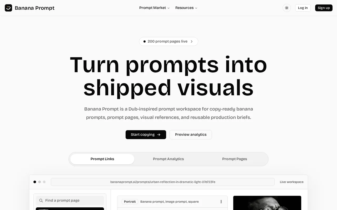 Banana Prompt — preview screenshot
