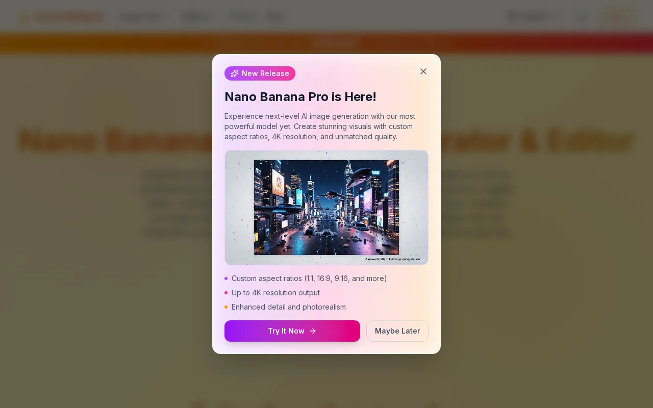 Nano Banana — preview screenshot