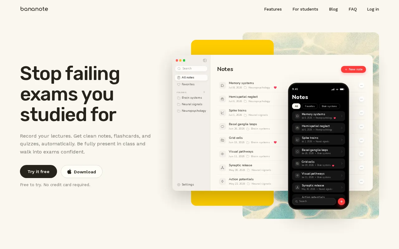 Bananote — preview screenshot