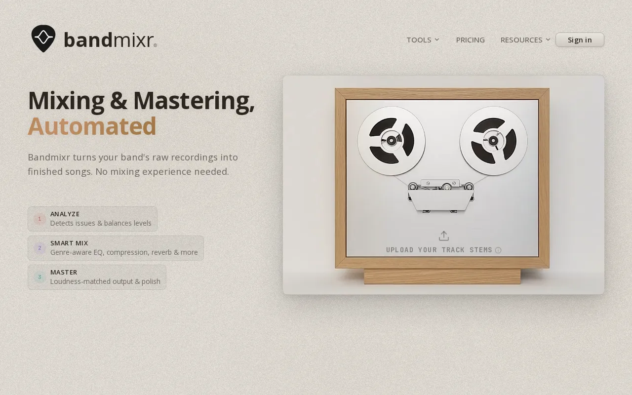 Bandmixr — preview screenshot