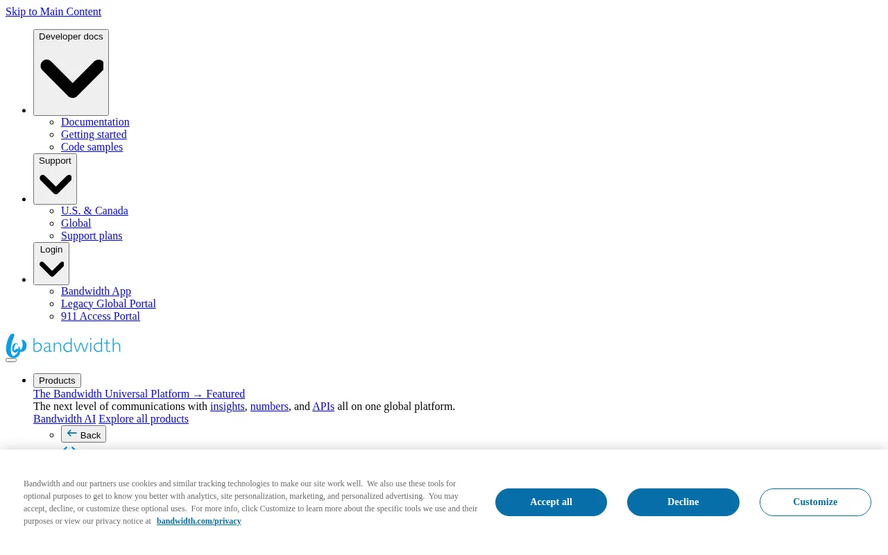 Bandwidth — preview screenshot