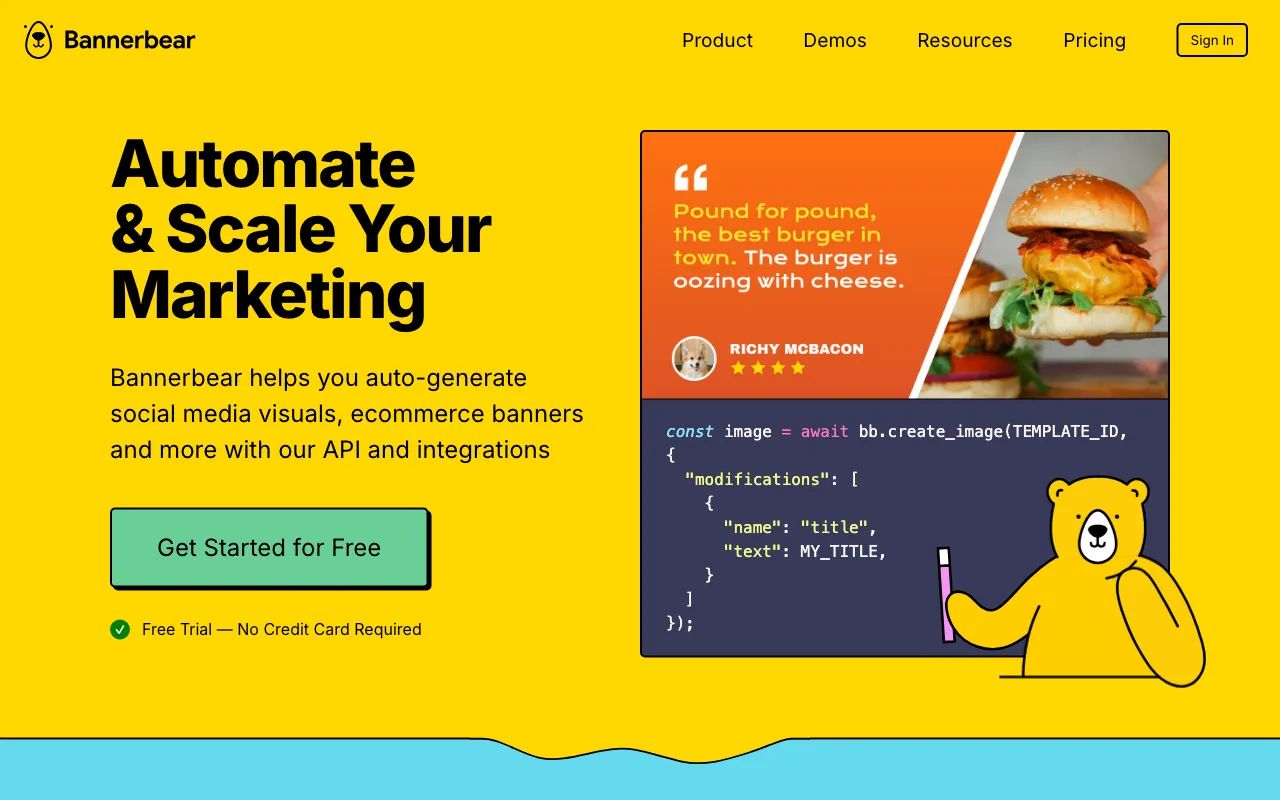 Bannerbear — preview screenshot