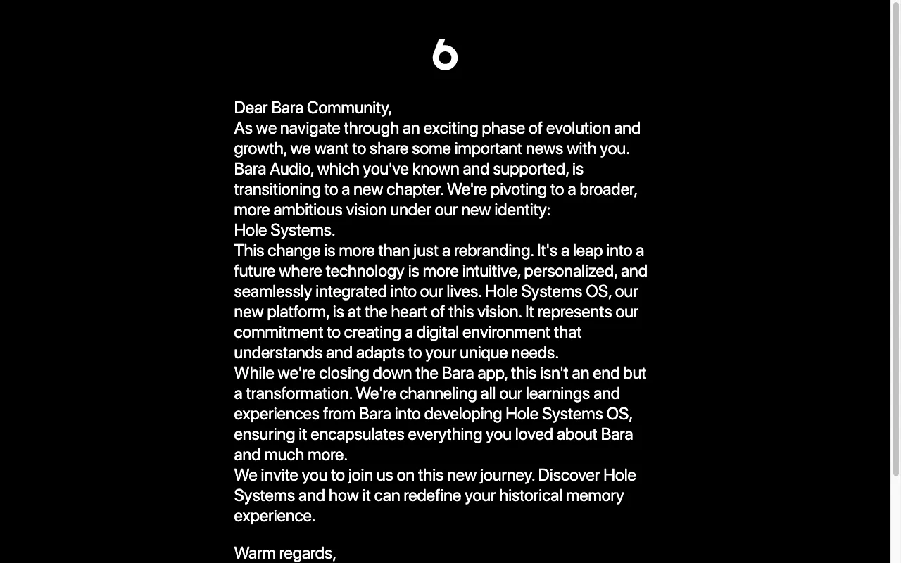 Bara Platform — preview screenshot