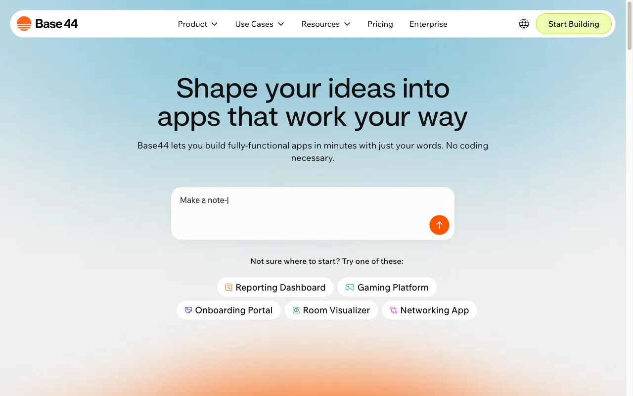 Base44 — preview screenshot