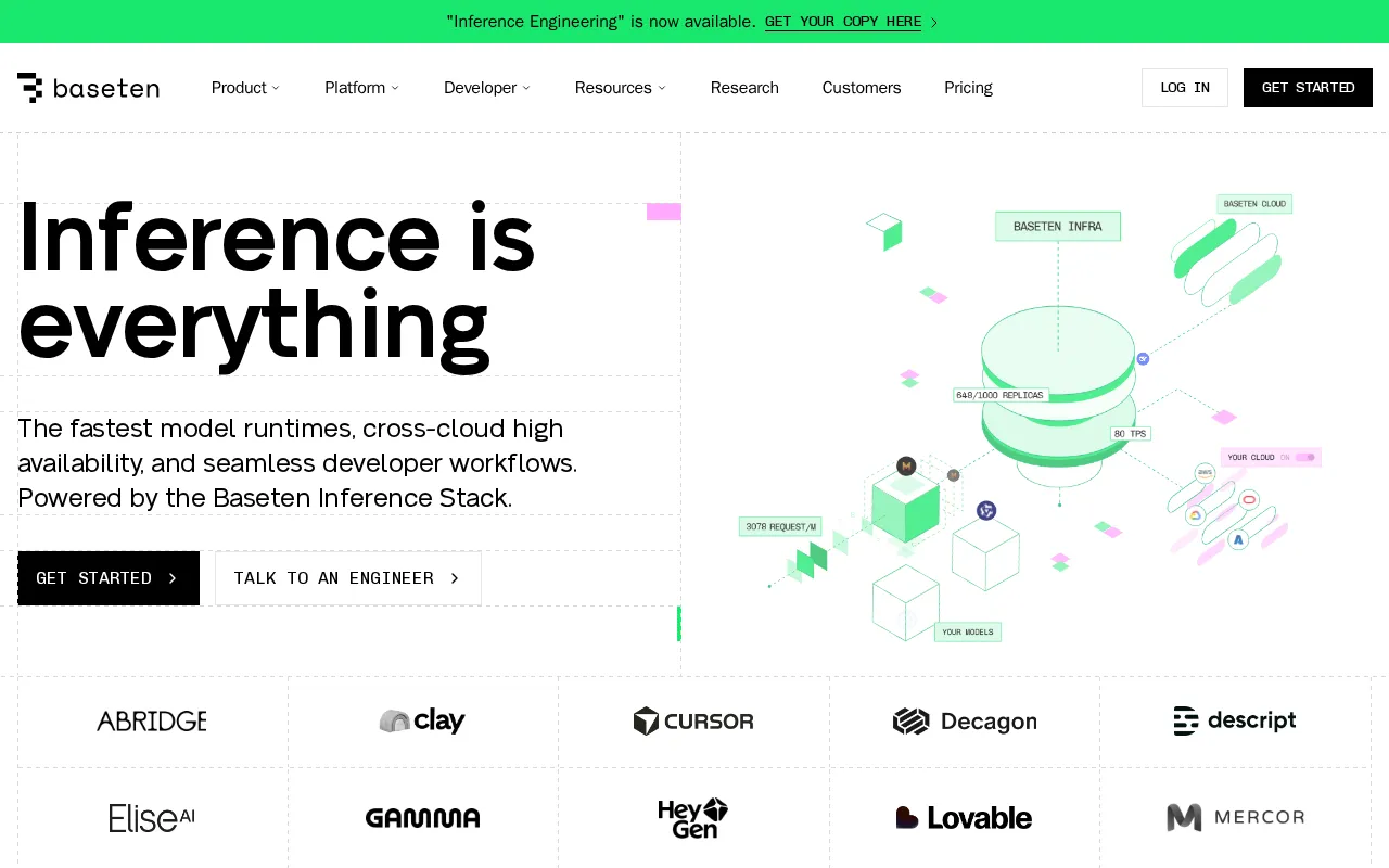 Baseten — preview screenshot