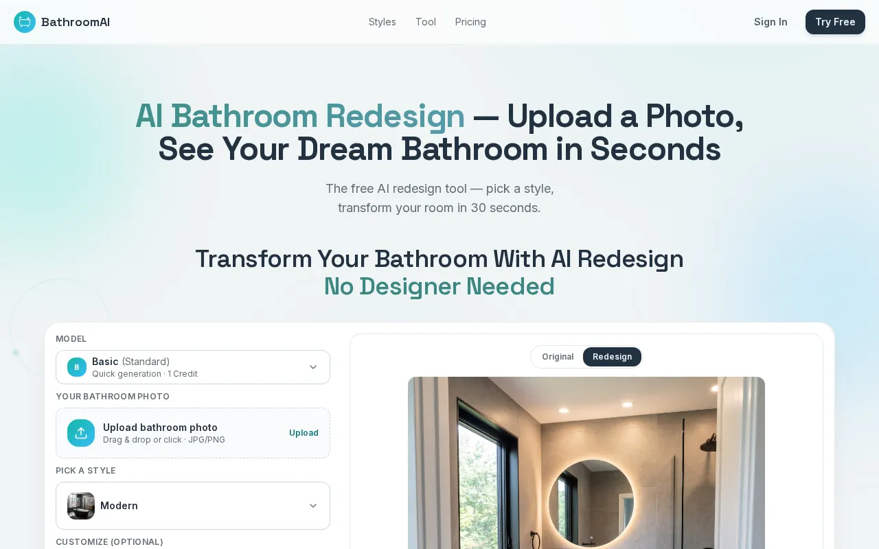 BathroomAI — preview screenshot