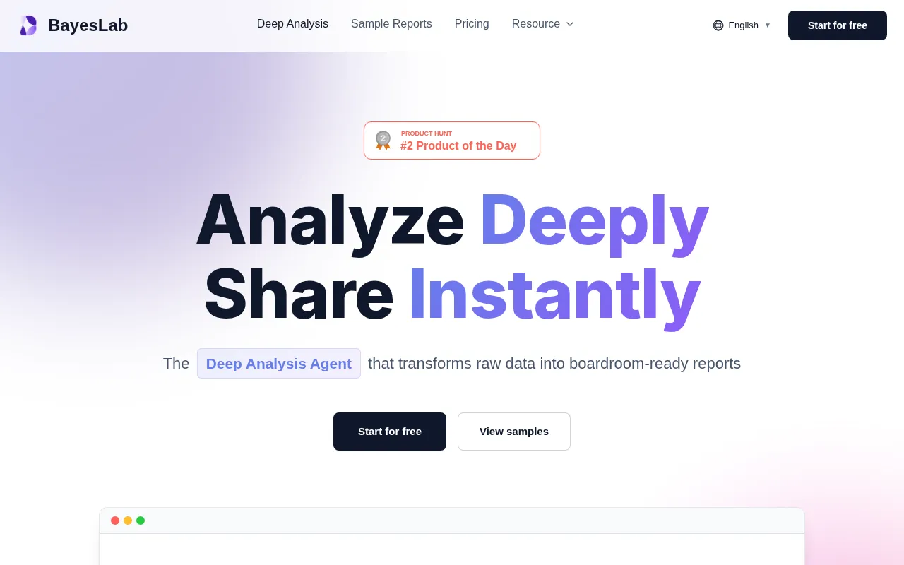 BayesLab — preview screenshot