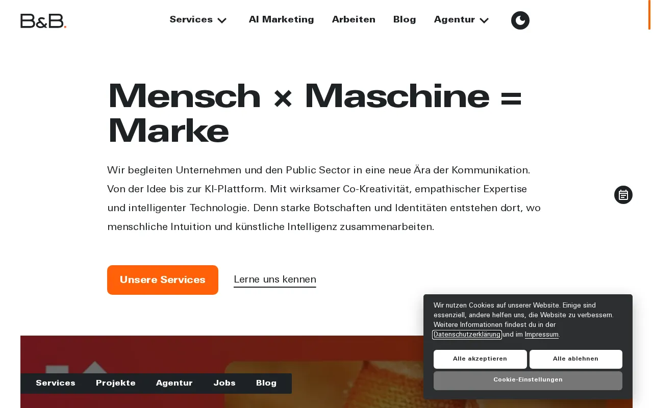B&B. Markenagentur — preview screenshot