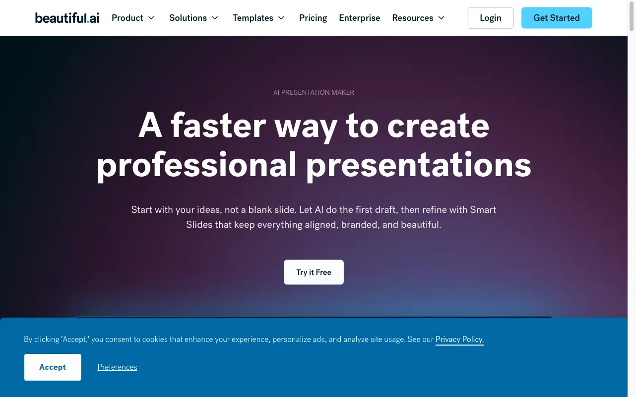 Beautiful.ai — preview screenshot