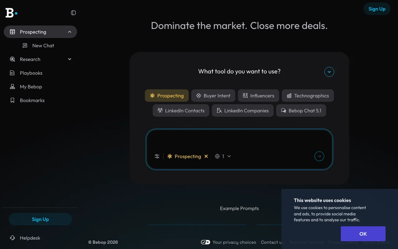 Bebop — preview screenshot