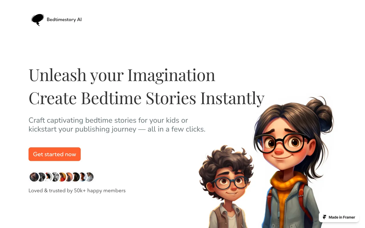 BedtimeStory AI — preview screenshot