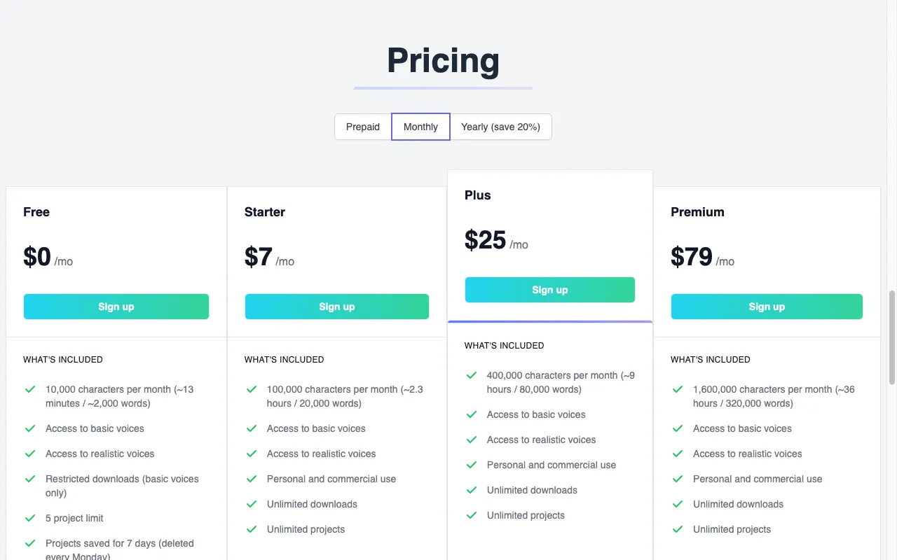 Beepbooply — pricing page