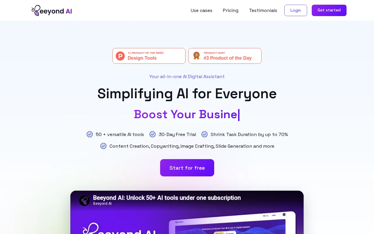 Beeyond AI — preview screenshot