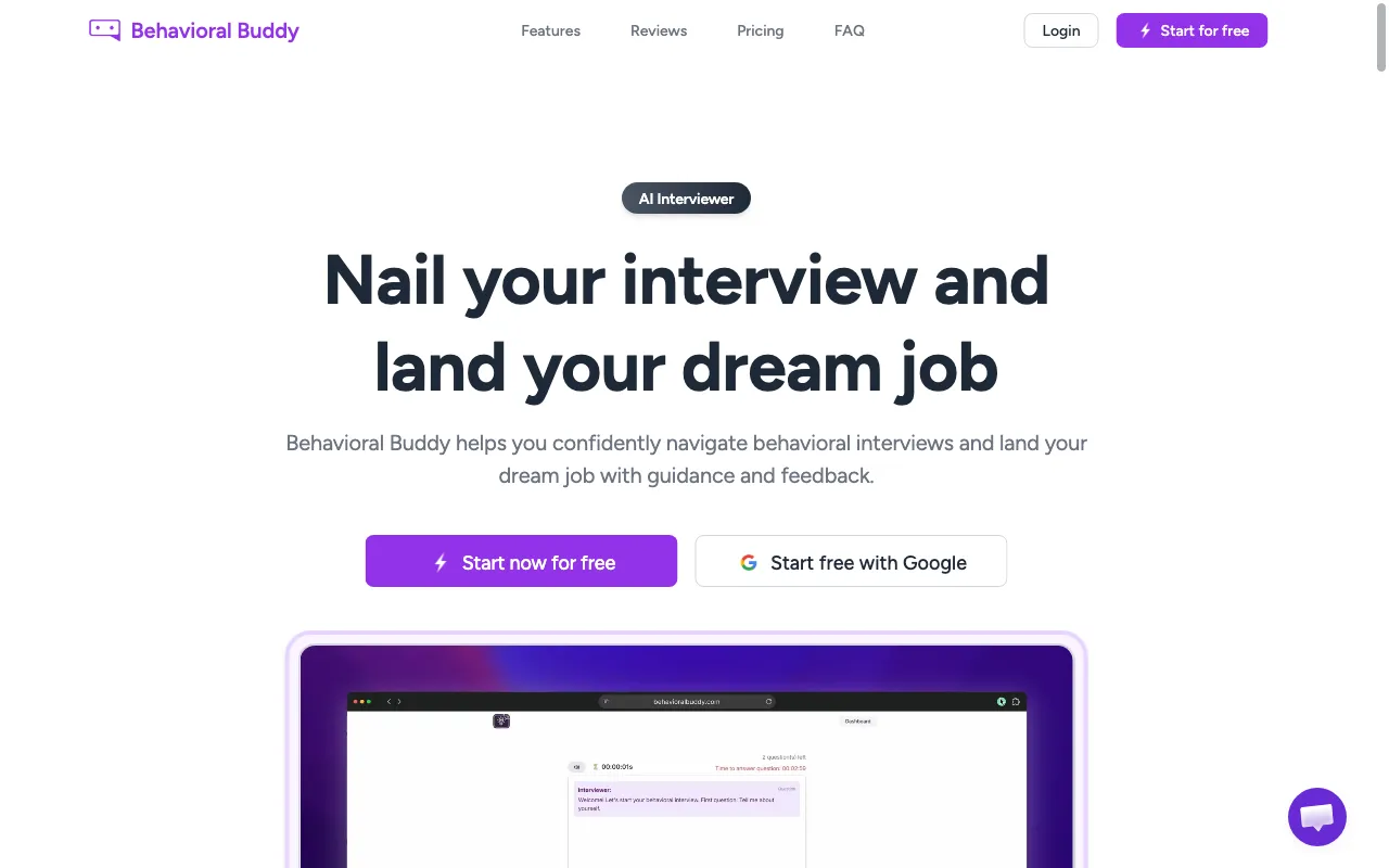 Behavioral Buddy — preview screenshot