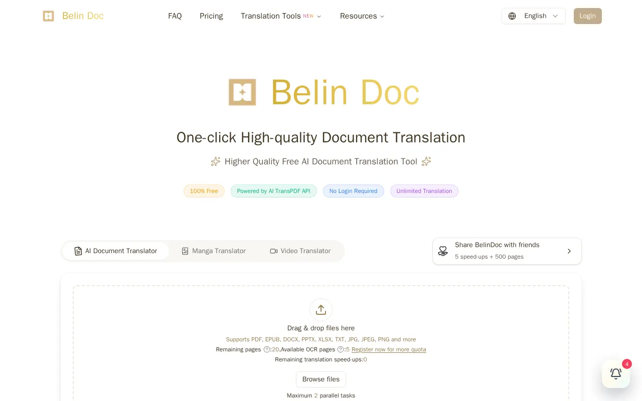 Belin Doc — preview screenshot