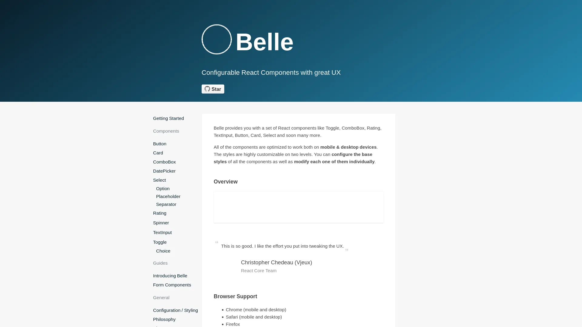 Belle — preview screenshot