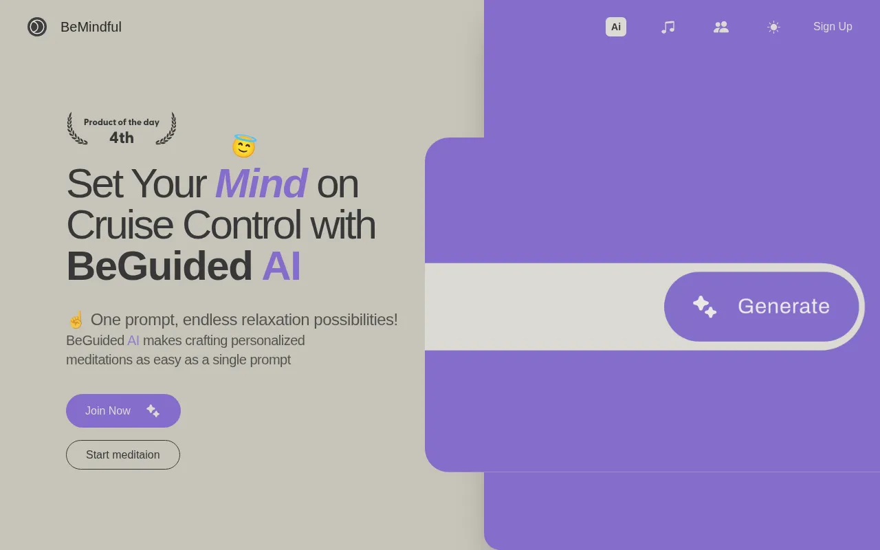 BeMindful — preview screenshot