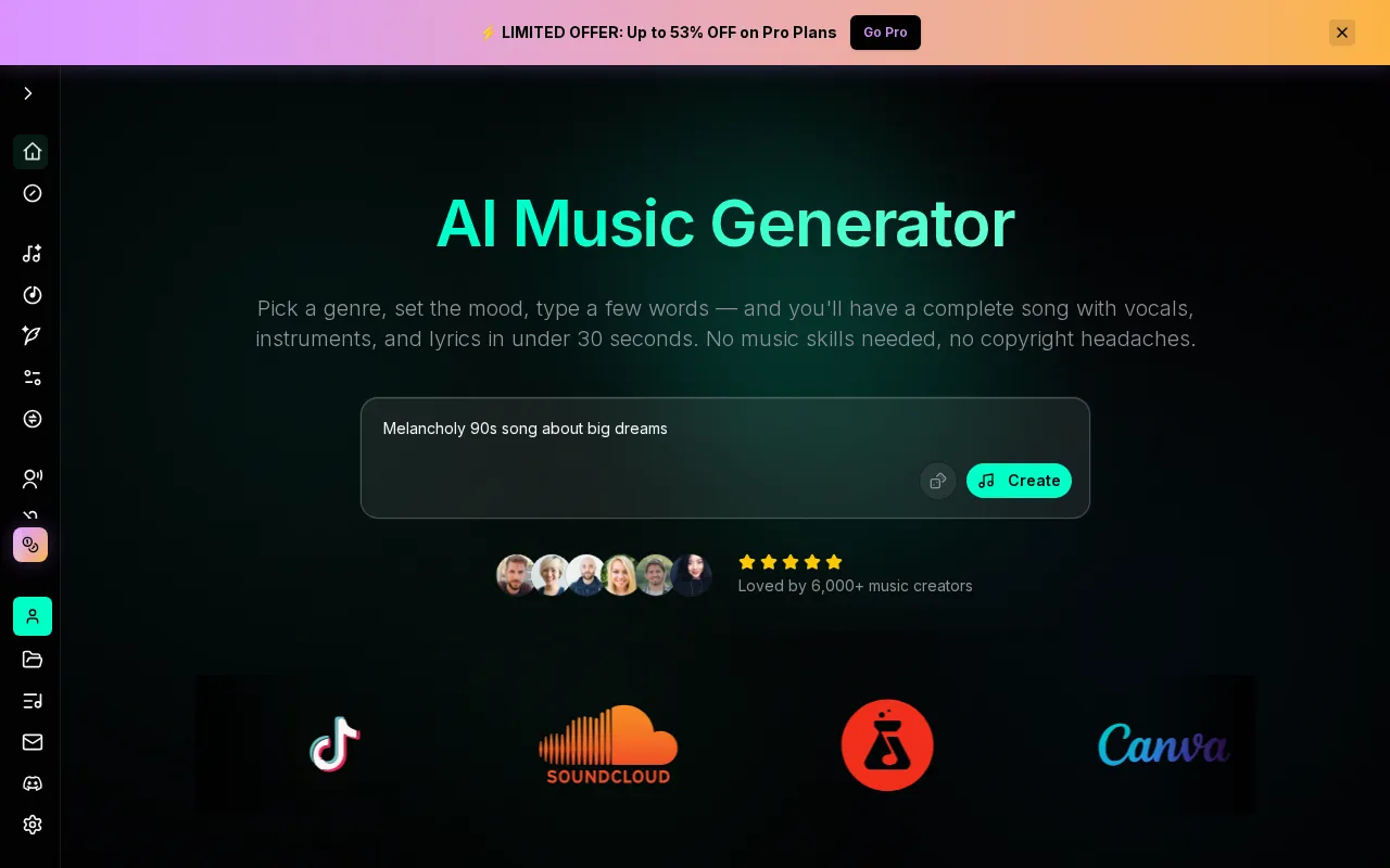BeMusic AI — preview screenshot
