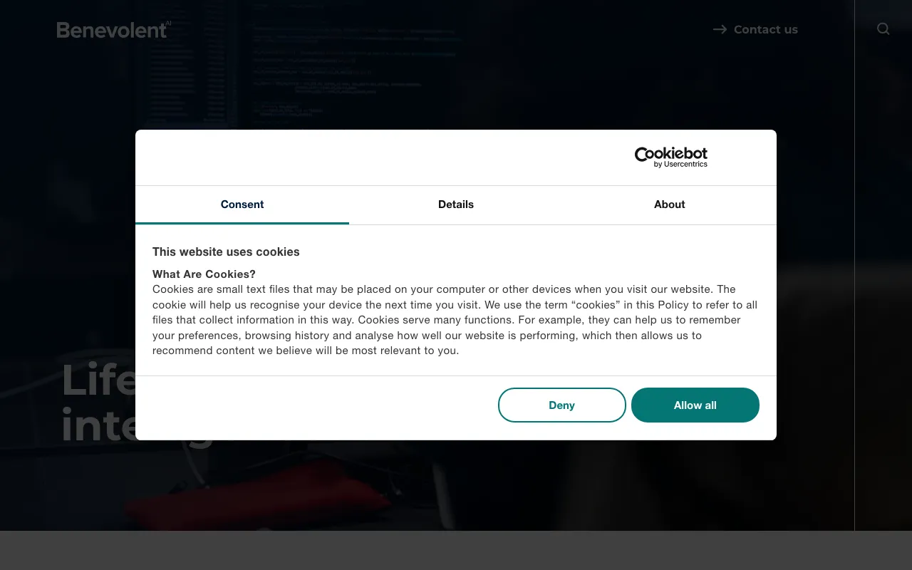 benevolent.ai — preview screenshot