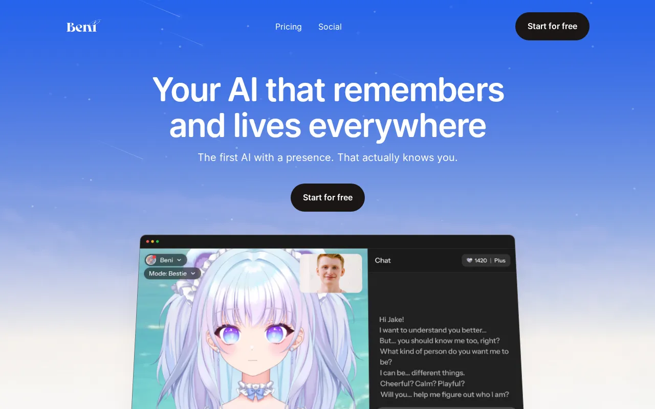 Beni AI — preview screenshot