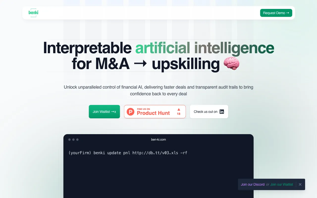 Benki — preview screenshot