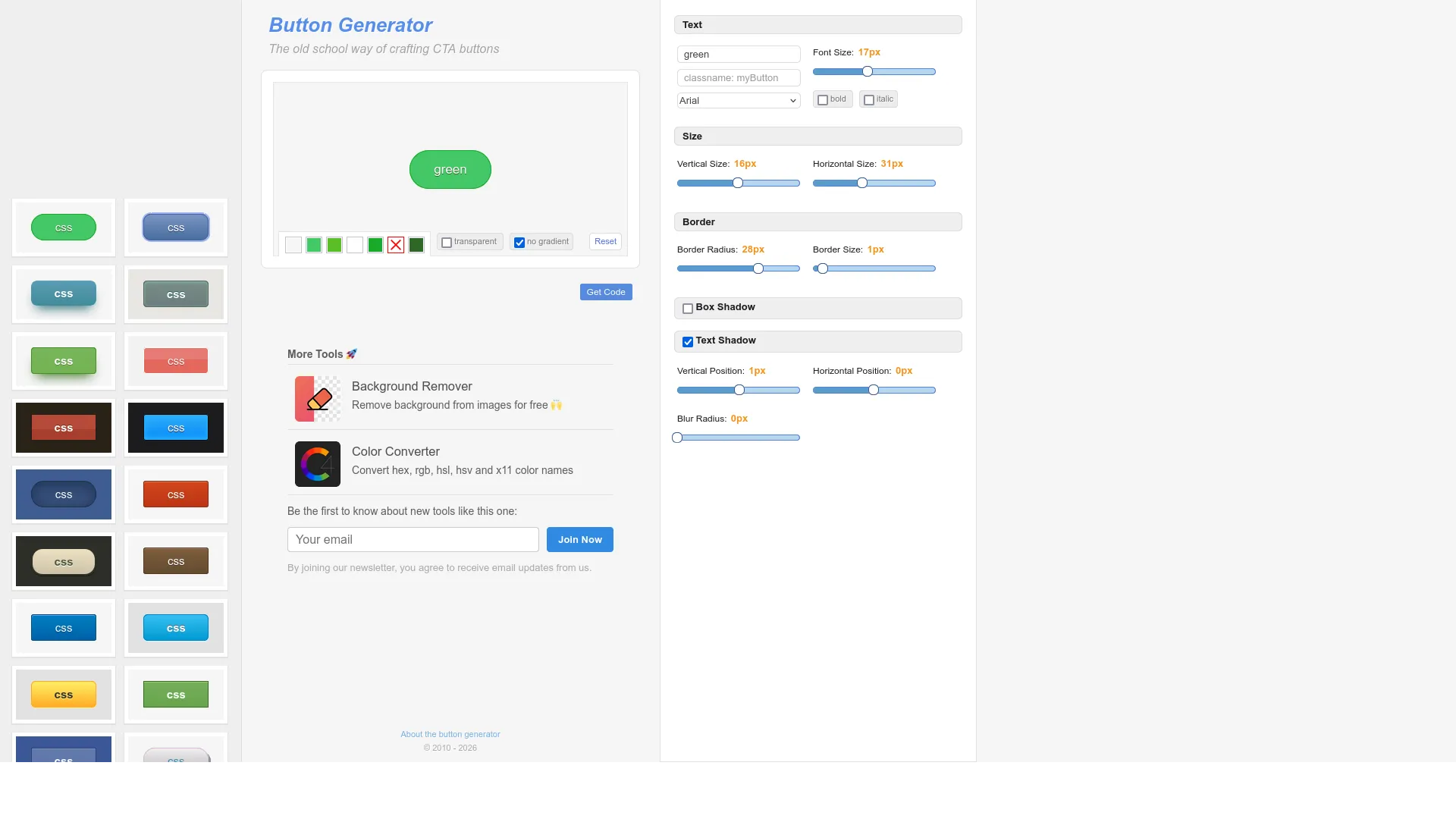 Best Button Generator — preview screenshot