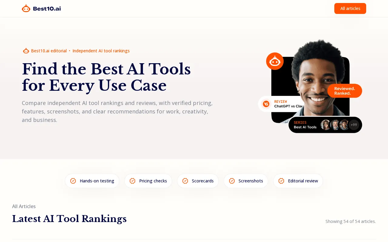 Best10.ai — preview screenshot