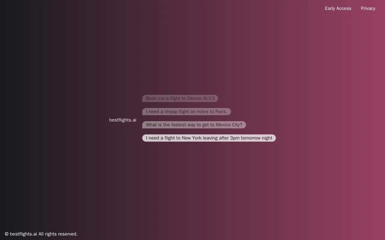 Bestflights — preview screenshot