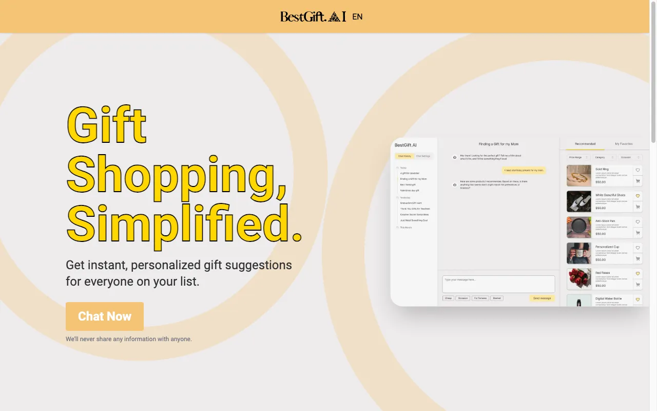 BestGift AI — preview screenshot