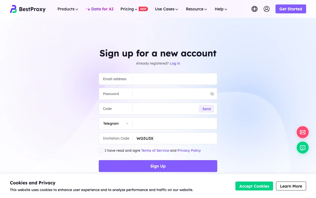 BestProxy — preview screenshot