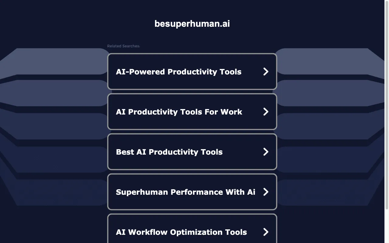 besuperhuman.ai — preview screenshot