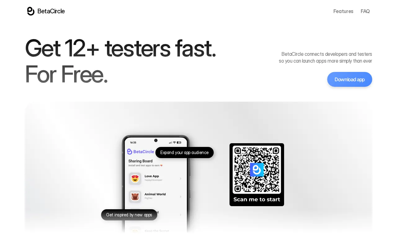 BetaCircle — preview screenshot