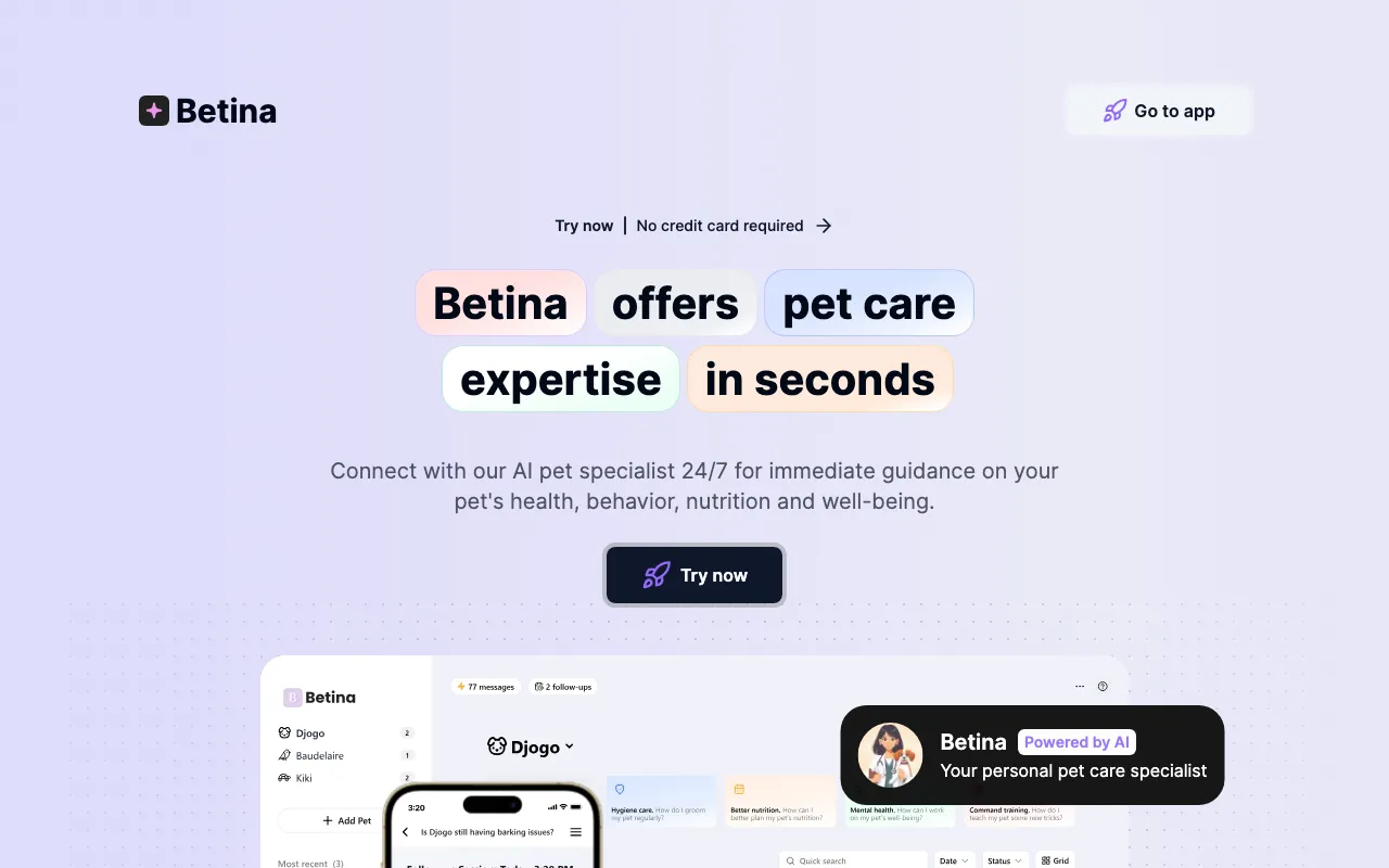 Betina — preview screenshot