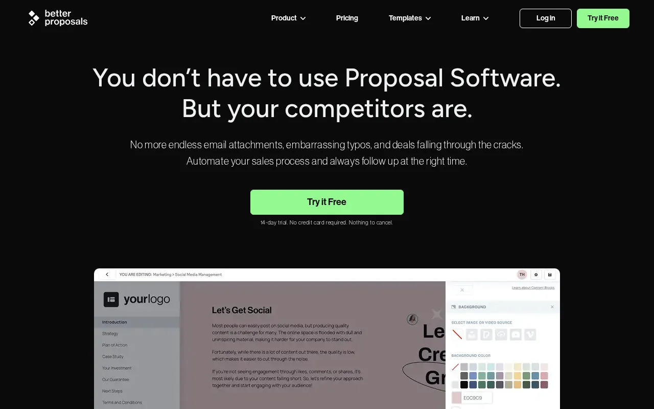 Better Proposals — preview screenshot