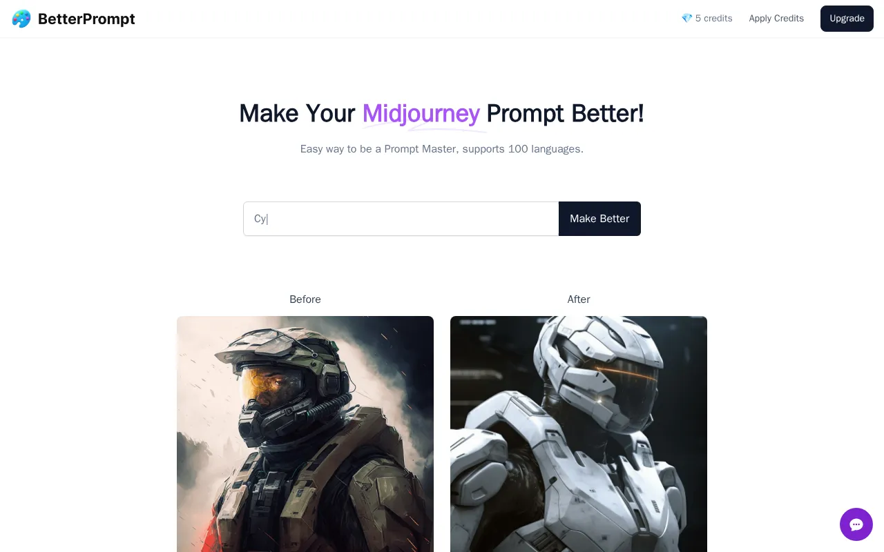 BetterPrompt — preview screenshot