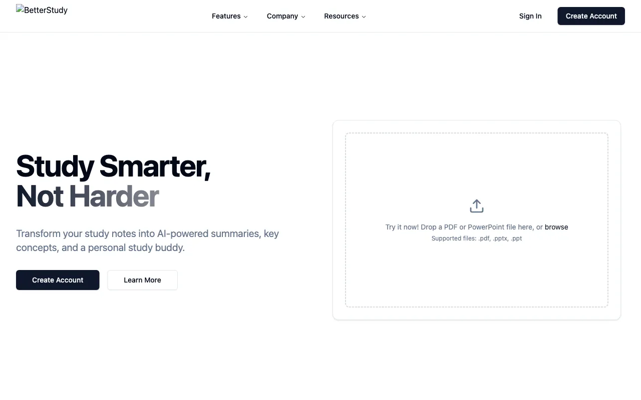 BetterStudy — preview screenshot