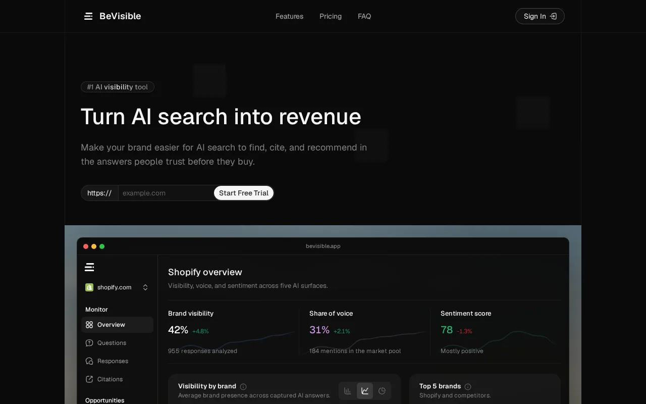 BeVisible — preview screenshot