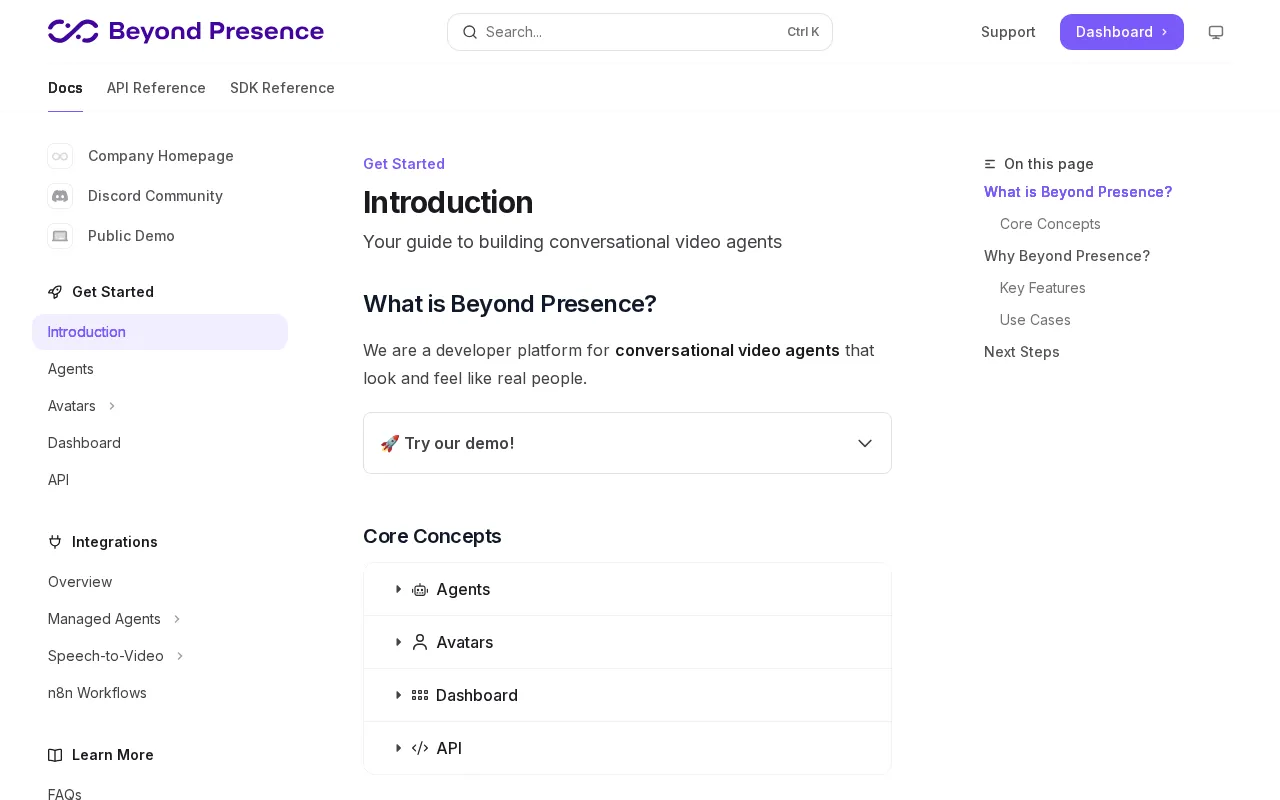 Beyond Presence — preview screenshot