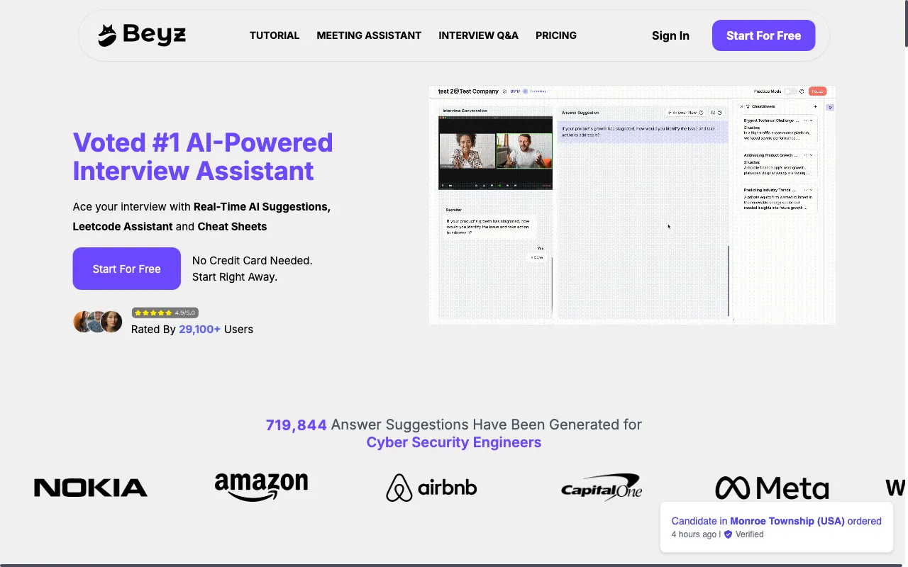 Beyz AI — preview screenshot