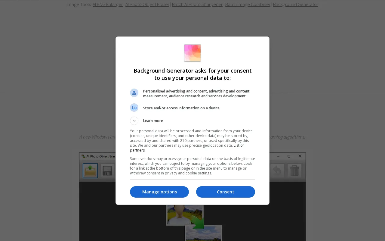 BG Generator — preview screenshot
