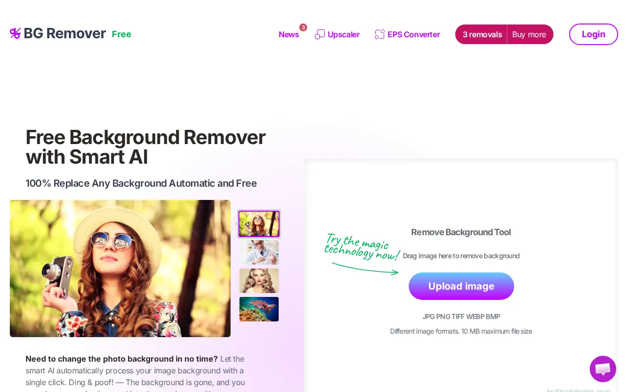 BG Remover — preview screenshot
