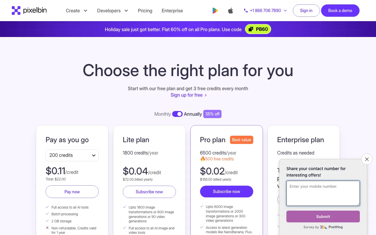 Bharat Diffusion — pricing page