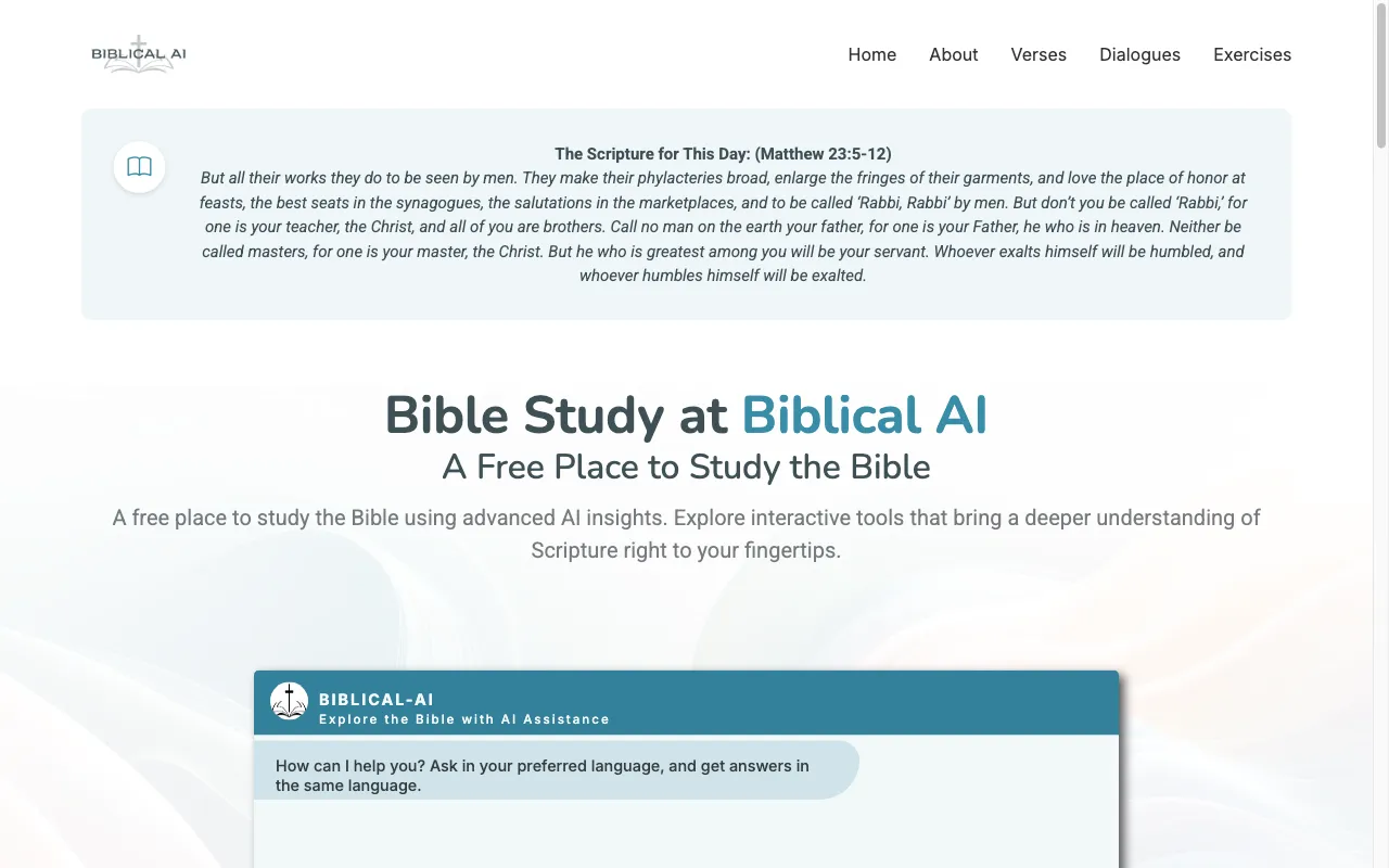 biblical-ai — preview screenshot