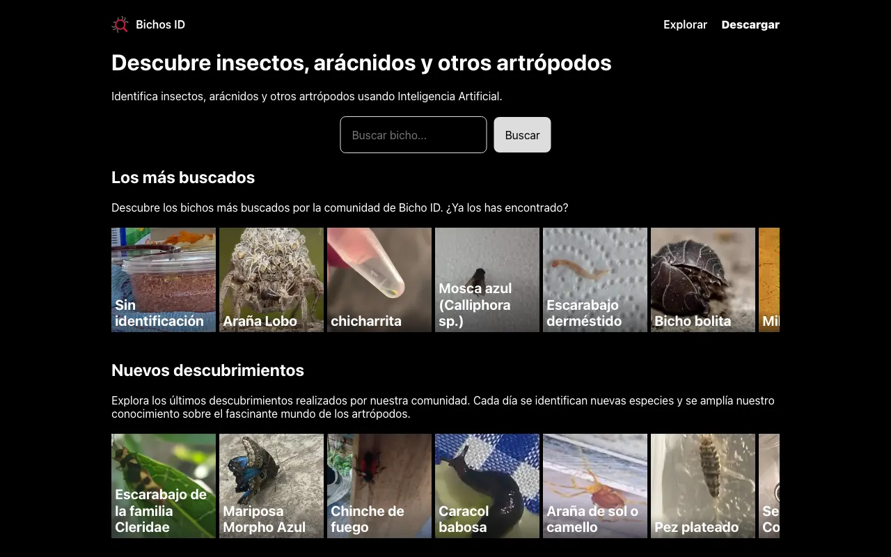 Bichos ID de Fucesa — preview screenshot