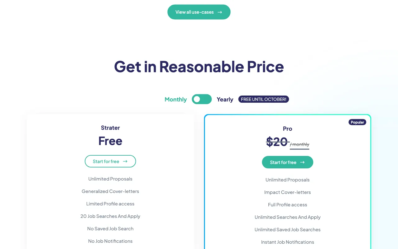 BidPacer — pricing page