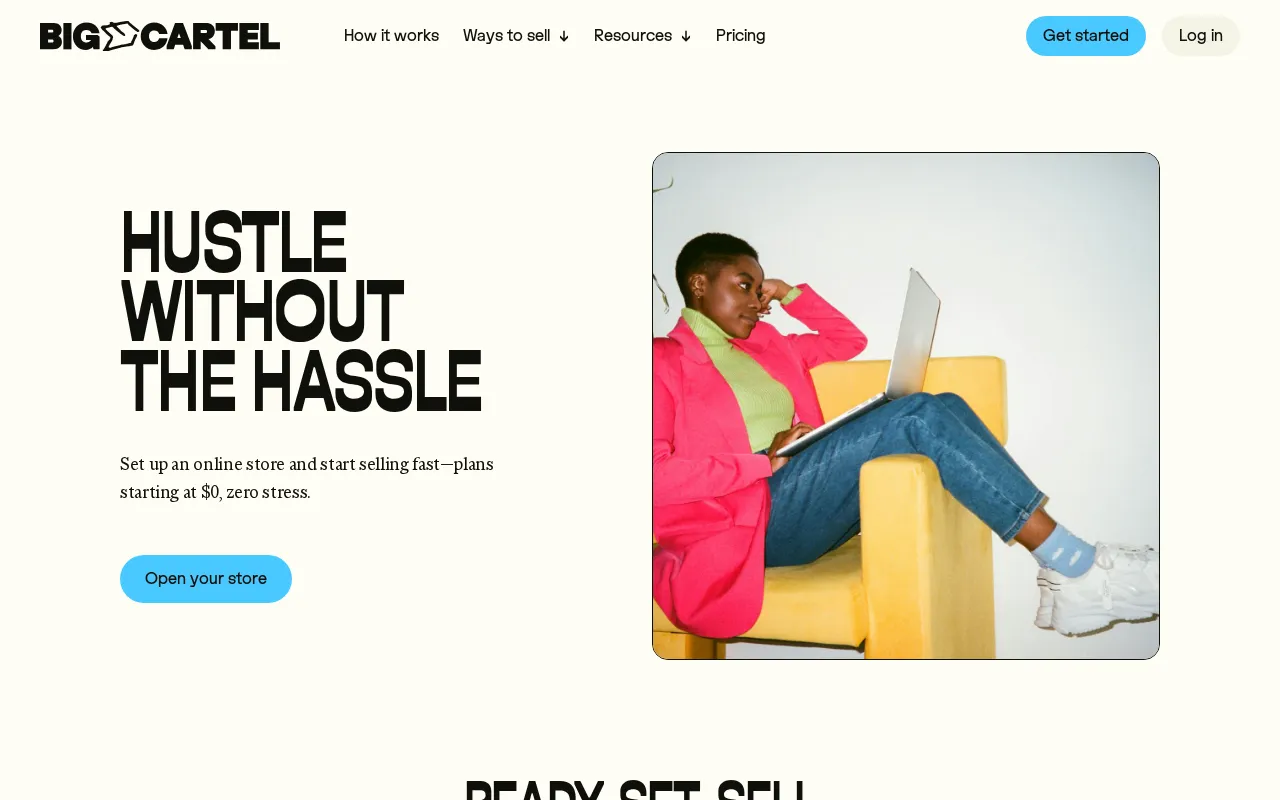 Big Cartel — preview screenshot